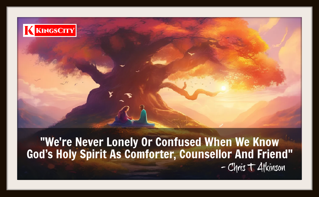 Never Lonely Or Confused With The Holy Spirit