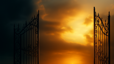 Rick Joyner prophetic dream 2025 with quote by Chris Atkinson about gates of hell and doors of heaven
